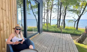 Domki przy samej plaży nad Bałtykiem