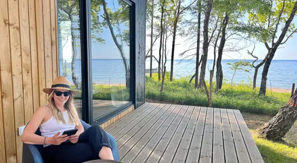 Domki przy samej plaży nad Bałtykiem