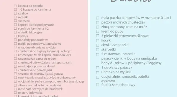 Lista rzeczy do zabrania do szpitala z dzieckiem: wszystko co musisz wiedzieć